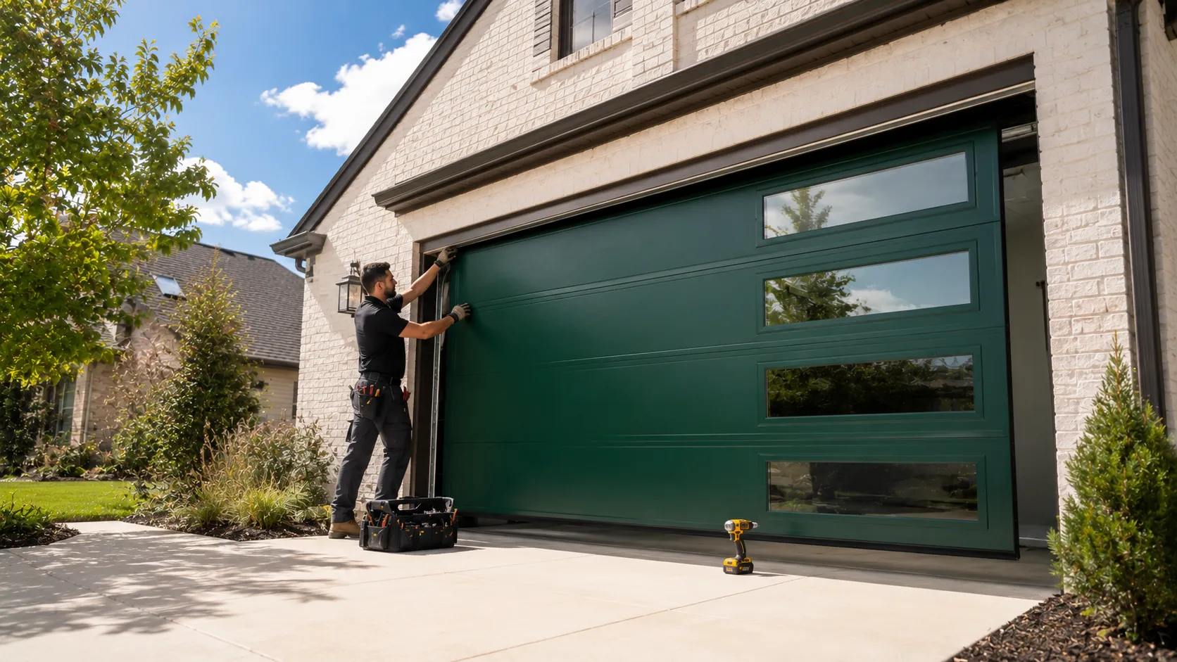 Garage door guides for Cheyenne homeowners