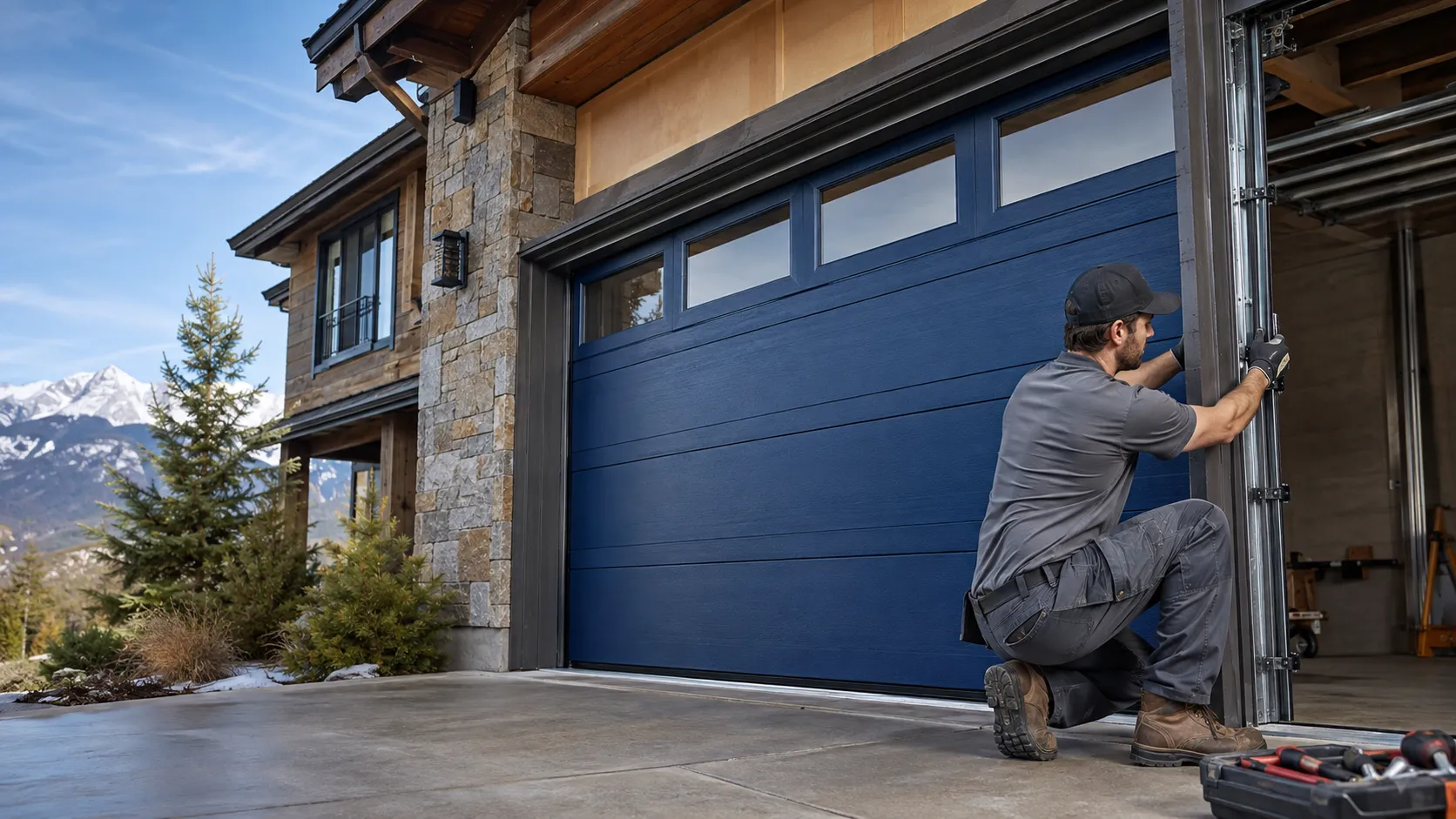 Garage doors we install