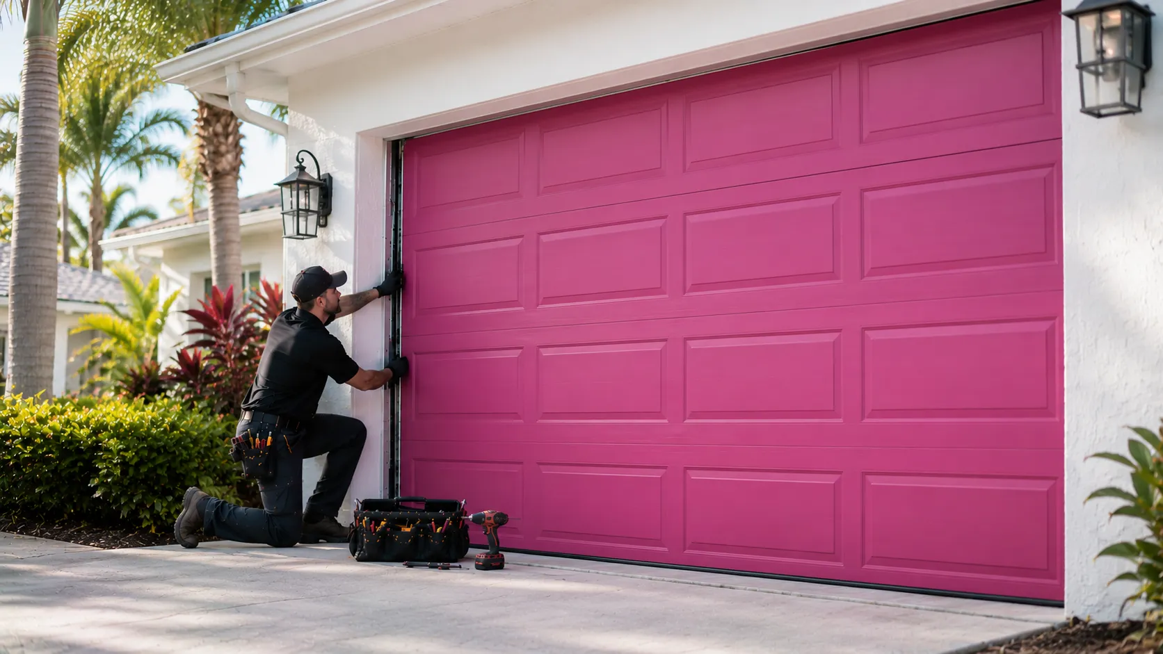 Tell us what’s wrong - Cheyenne garage door service