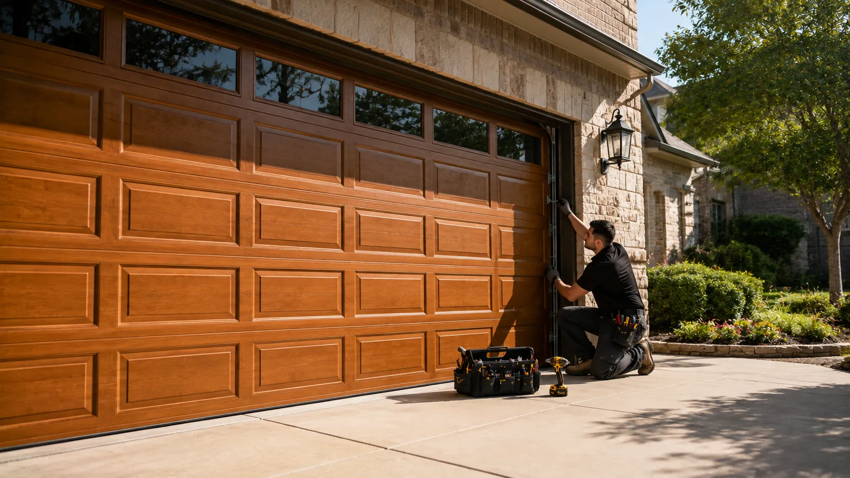Garage door guides for Cheyenne homeowners