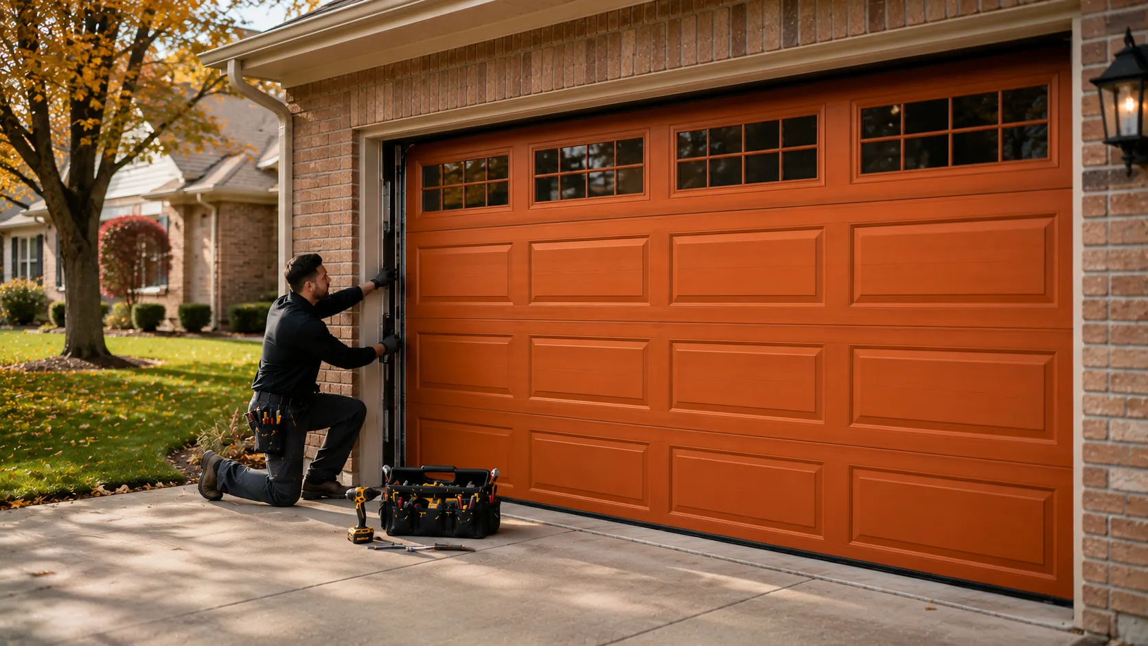Garage door service in Cheyenne