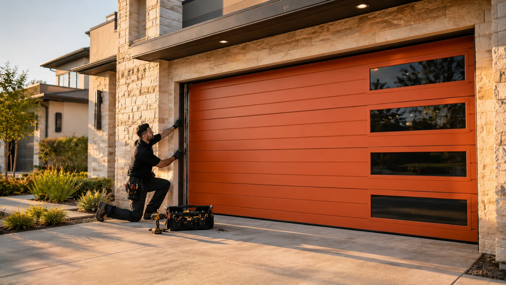 Garage doors we install