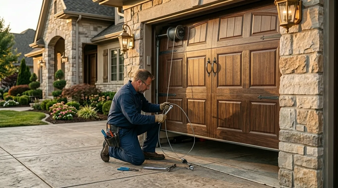 Carriage style garage door